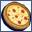 pepperoni and 9mm bullet pizza