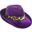 Pimpin Purple Fedora